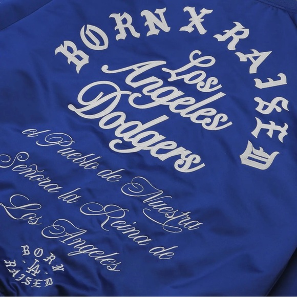 Born X Raised x Dodger Mitchell & Ness Post Season Jacket - Picture 5 of 5